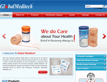 Tablet Screenshot of globalmeditech.net